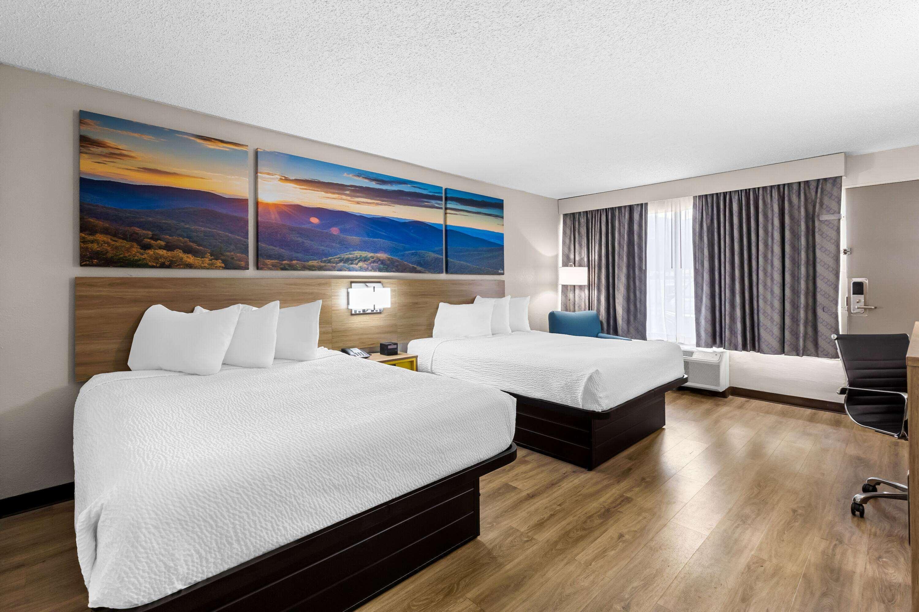 Quadruple Two Queen Beds