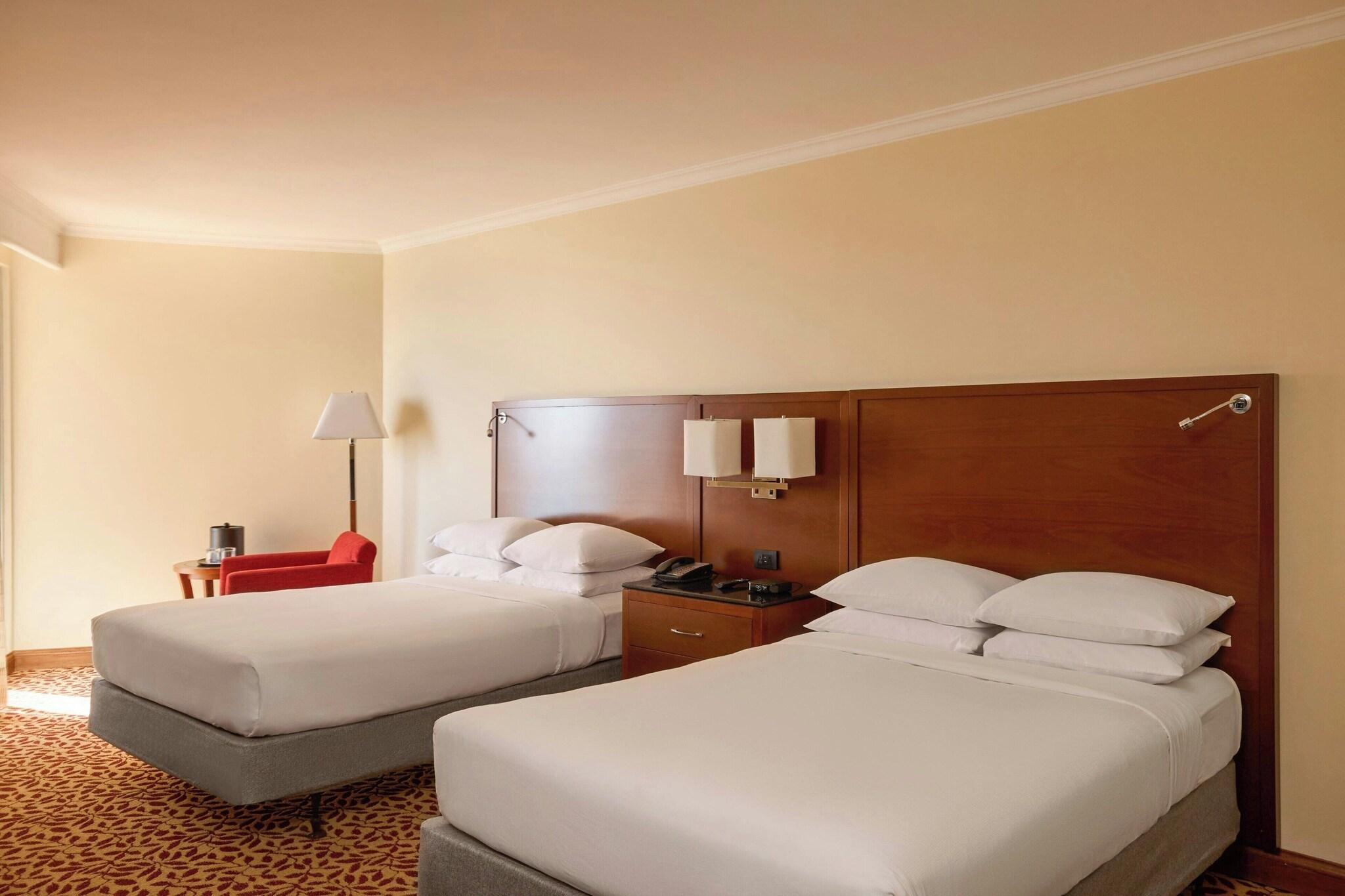 Quadruple Partial Ocean View Two Double Beds