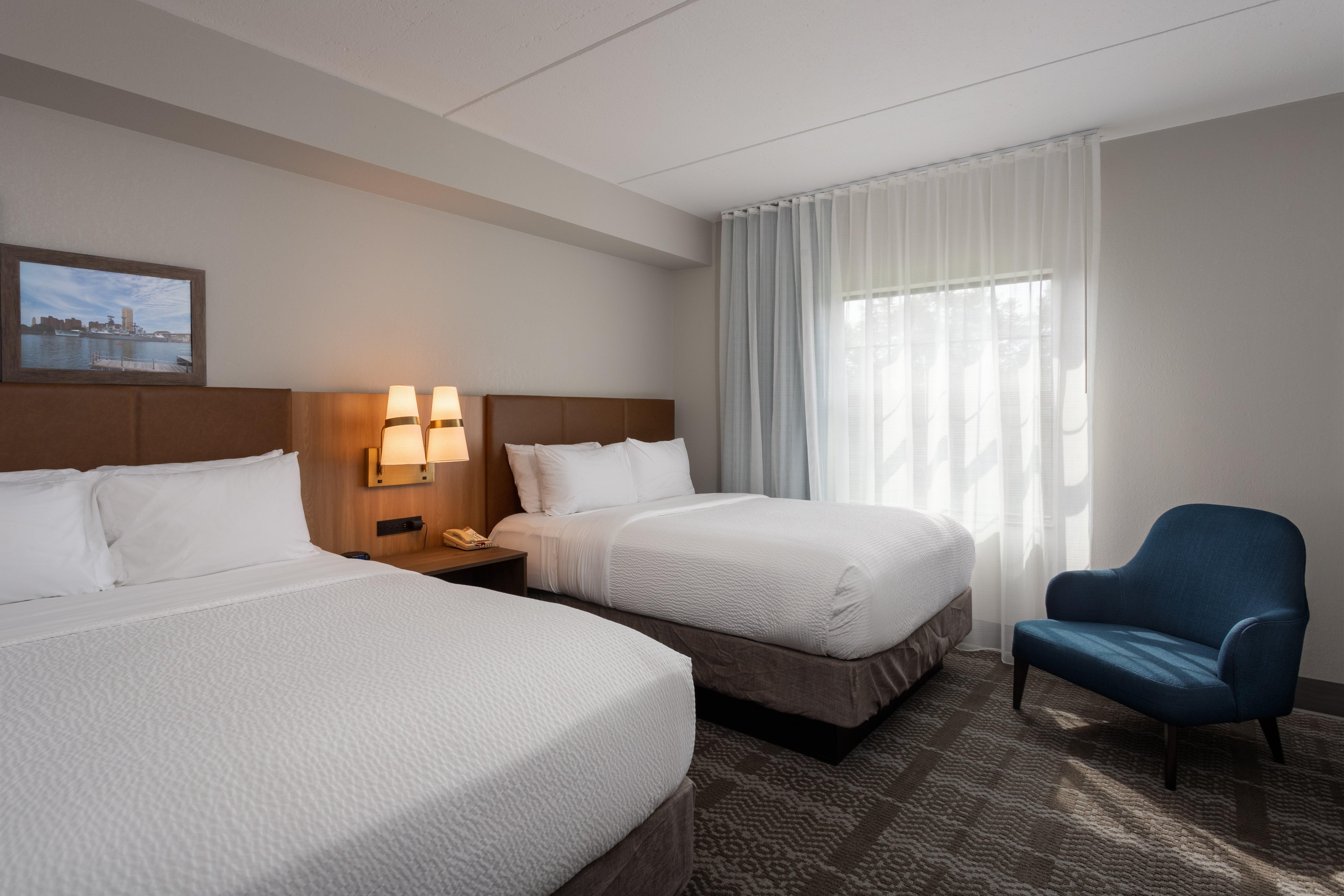 Suite Two Double Beds One Bedroom 