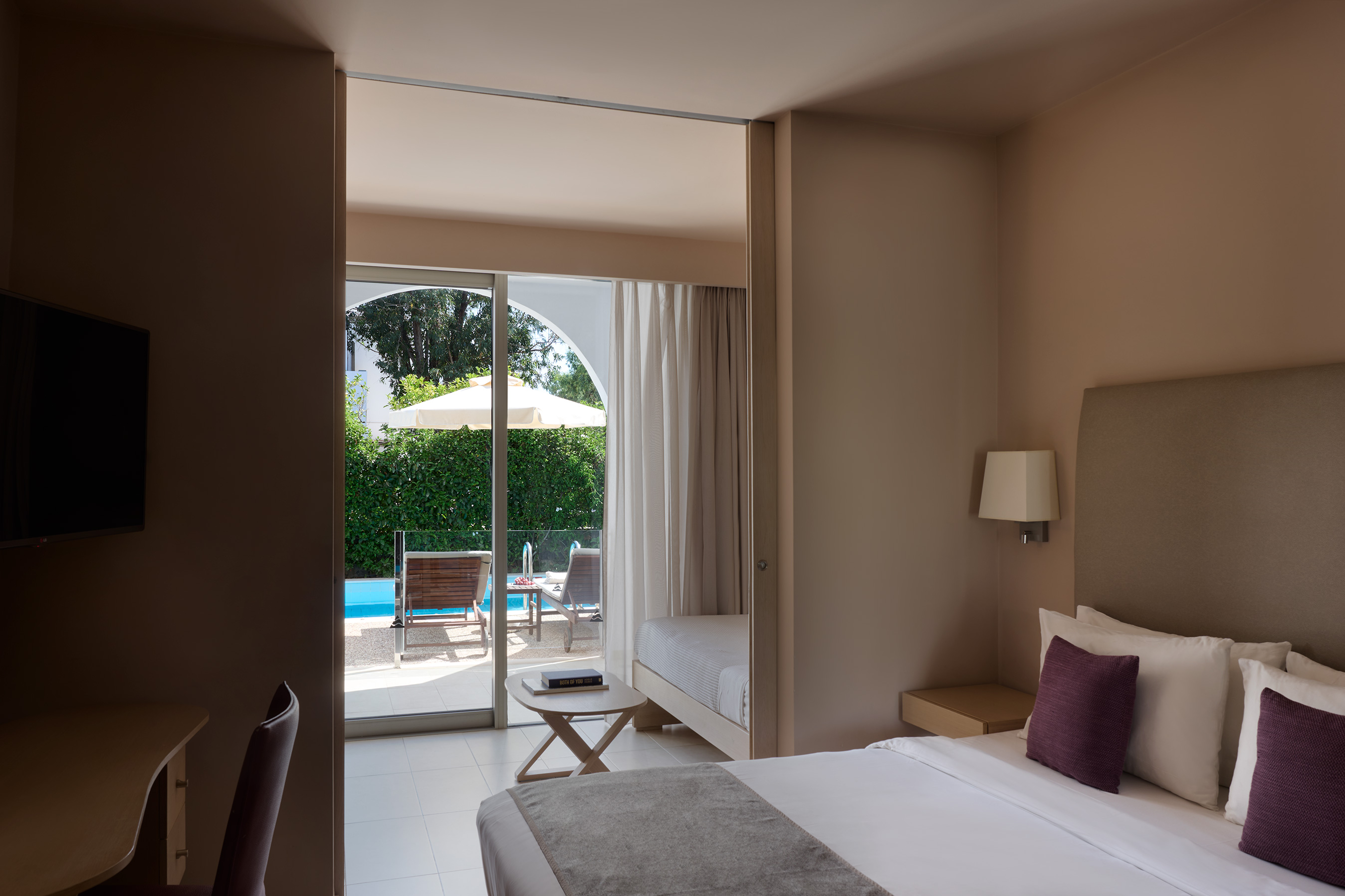 Family Room Pool View