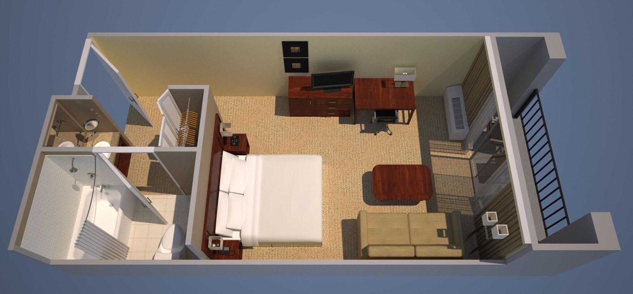 Double Two Queen Beds