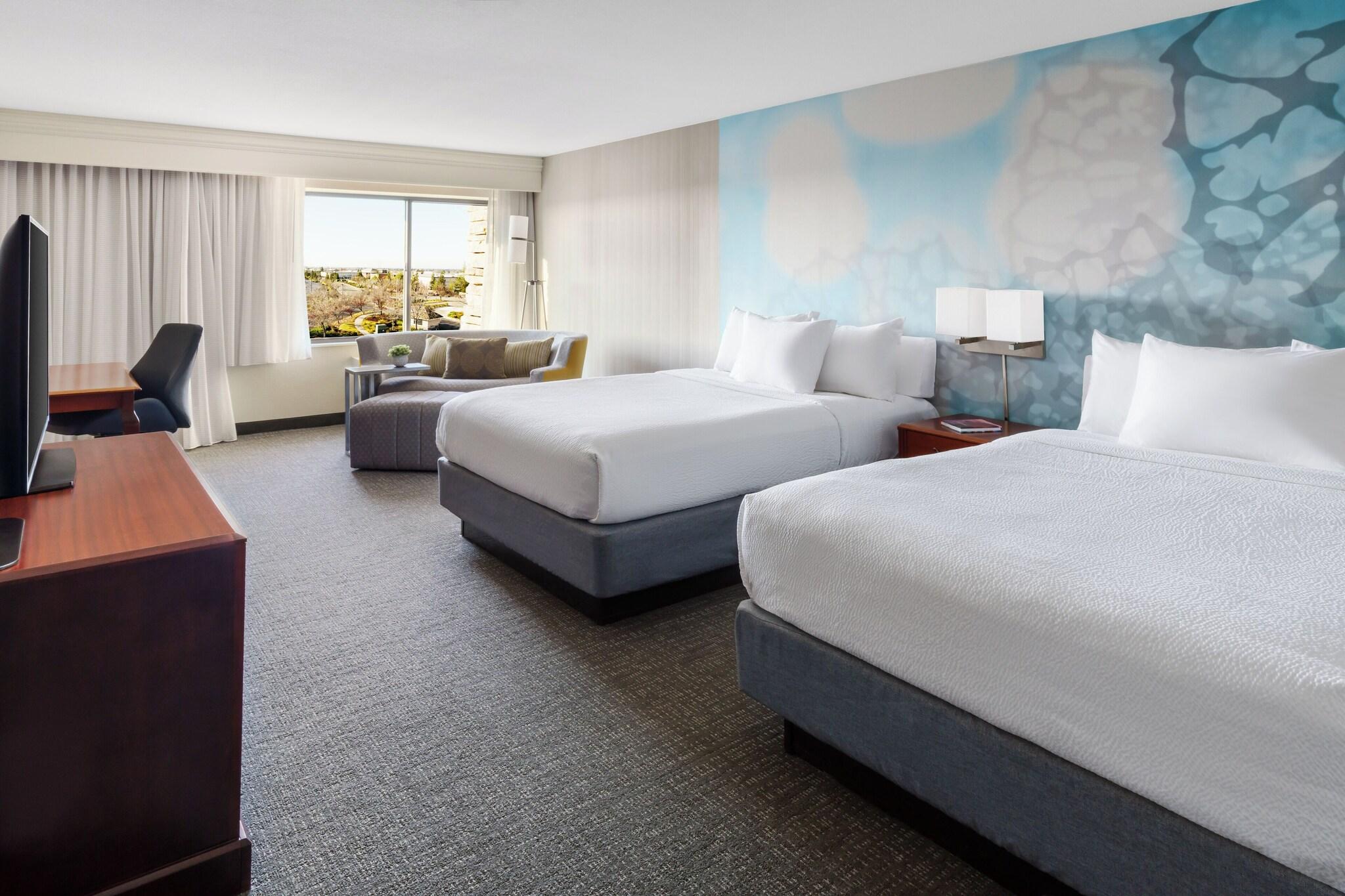 Quadruple Two Queen Beds