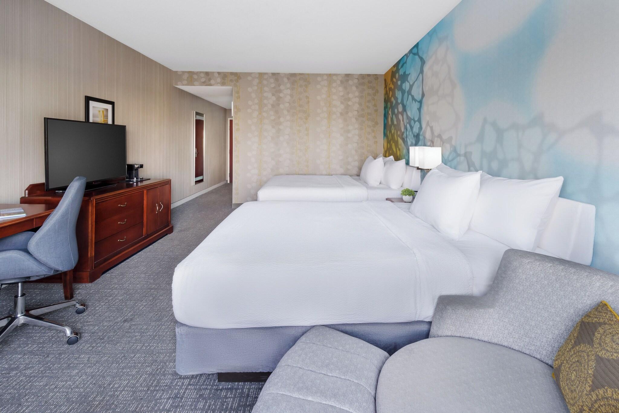 Quadruple Two Queen Beds