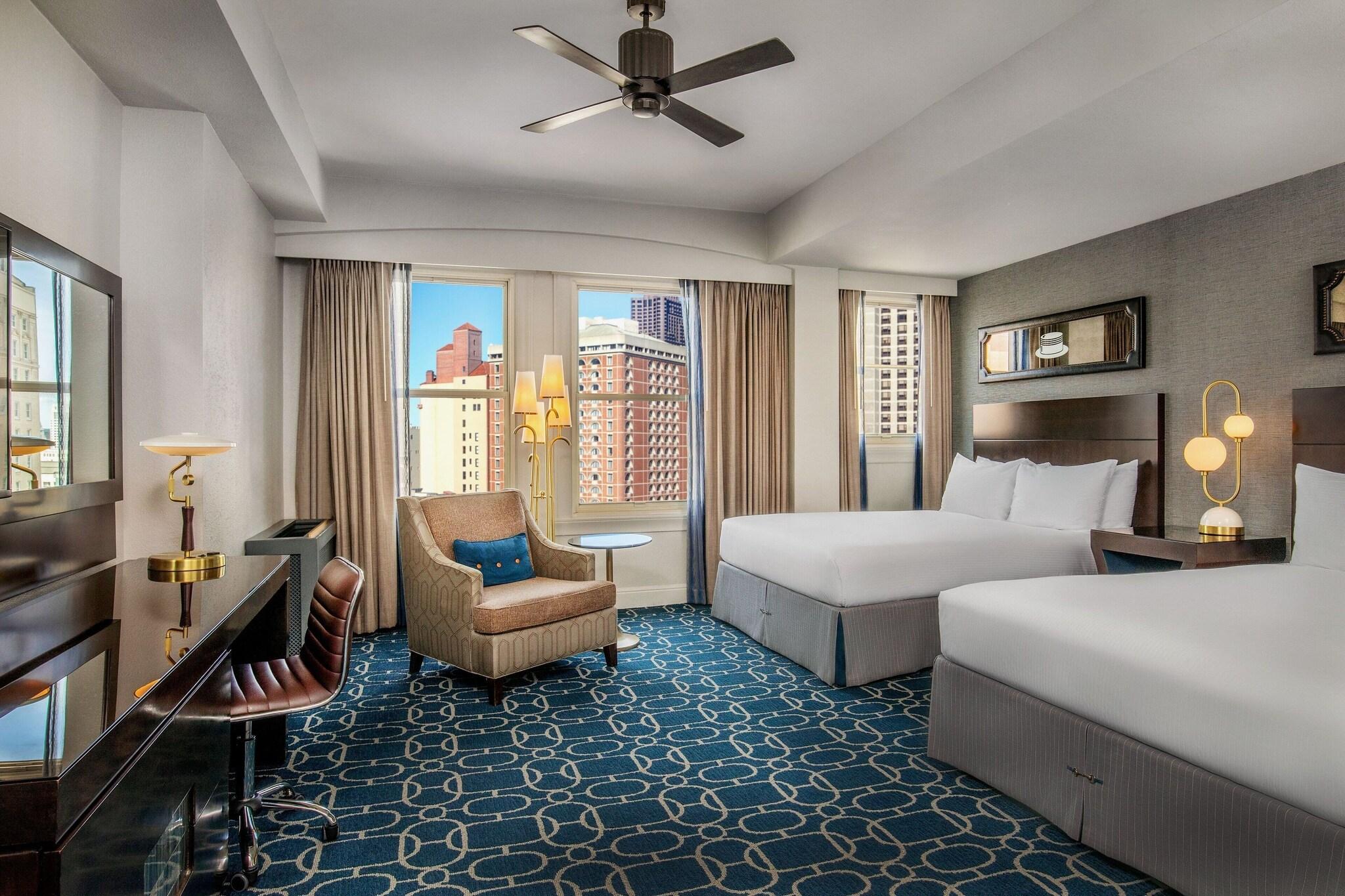 Double Two Queen Beds