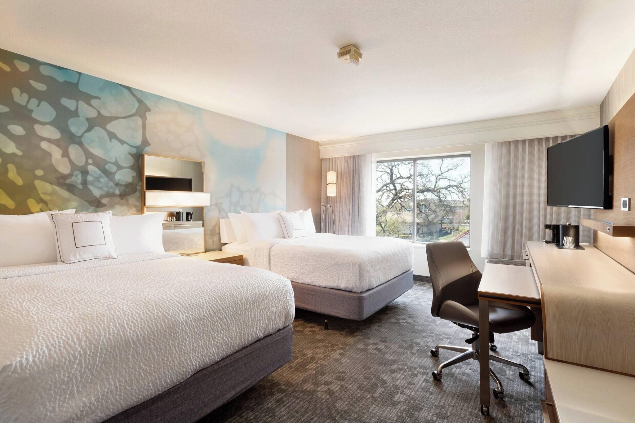 Quadruple Two Queen Beds