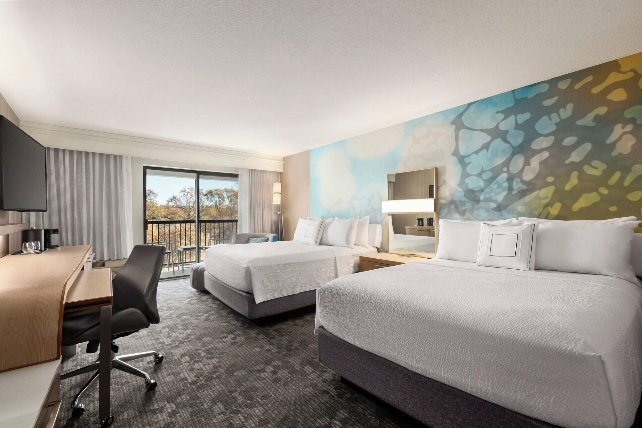 Quadruple Two Queen Beds