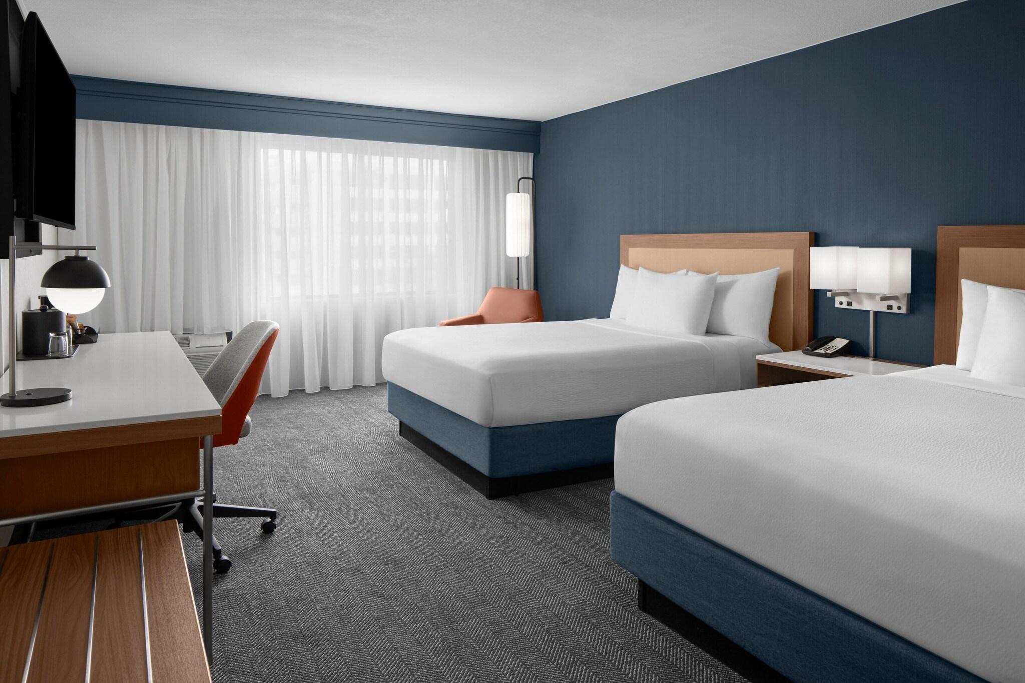 Double Two Queen Beds