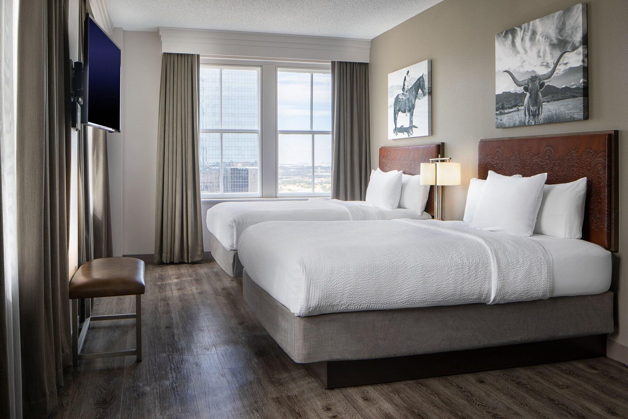 Double Two Queen Beds