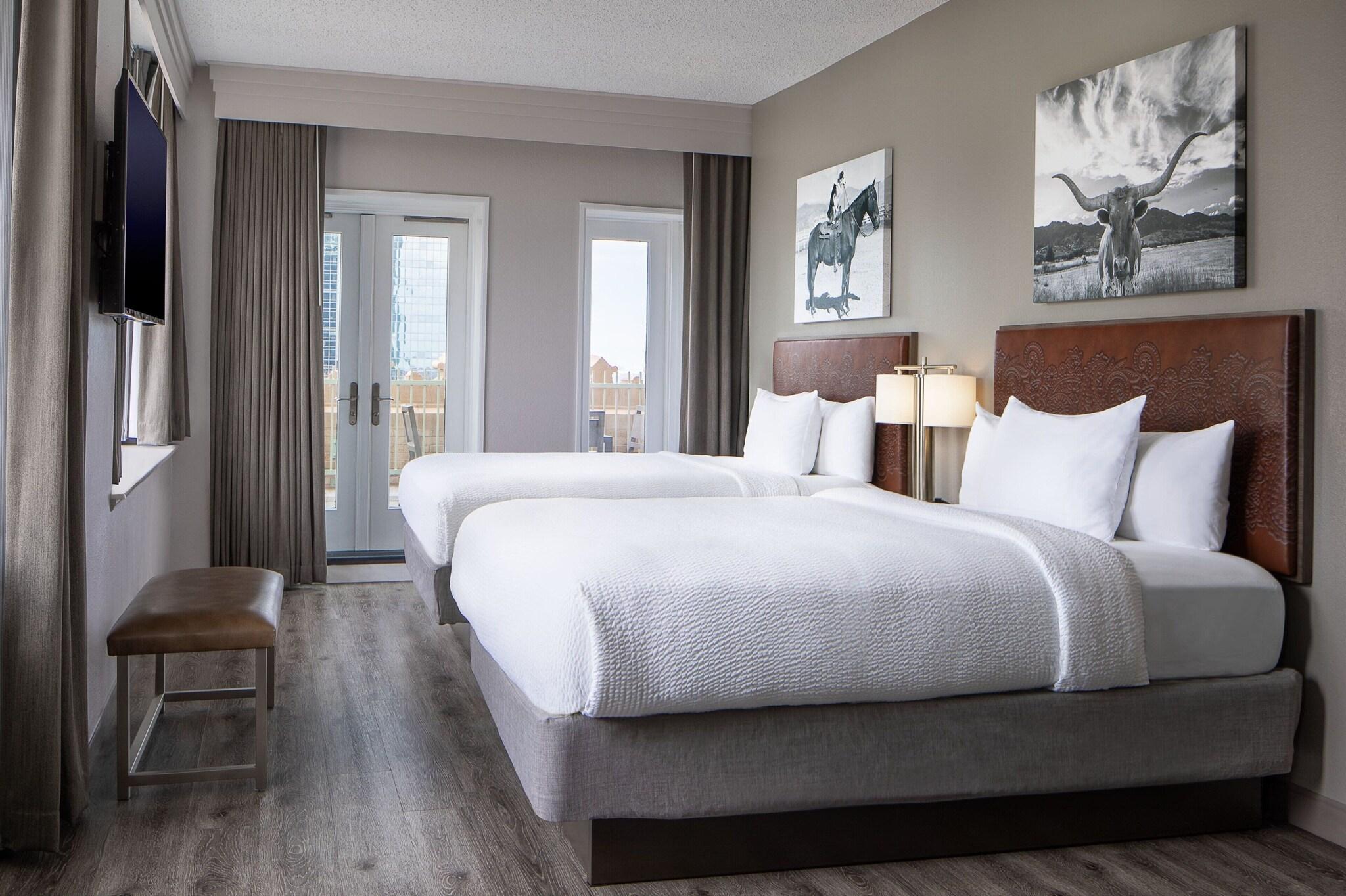 Quadruple Two Queen Beds