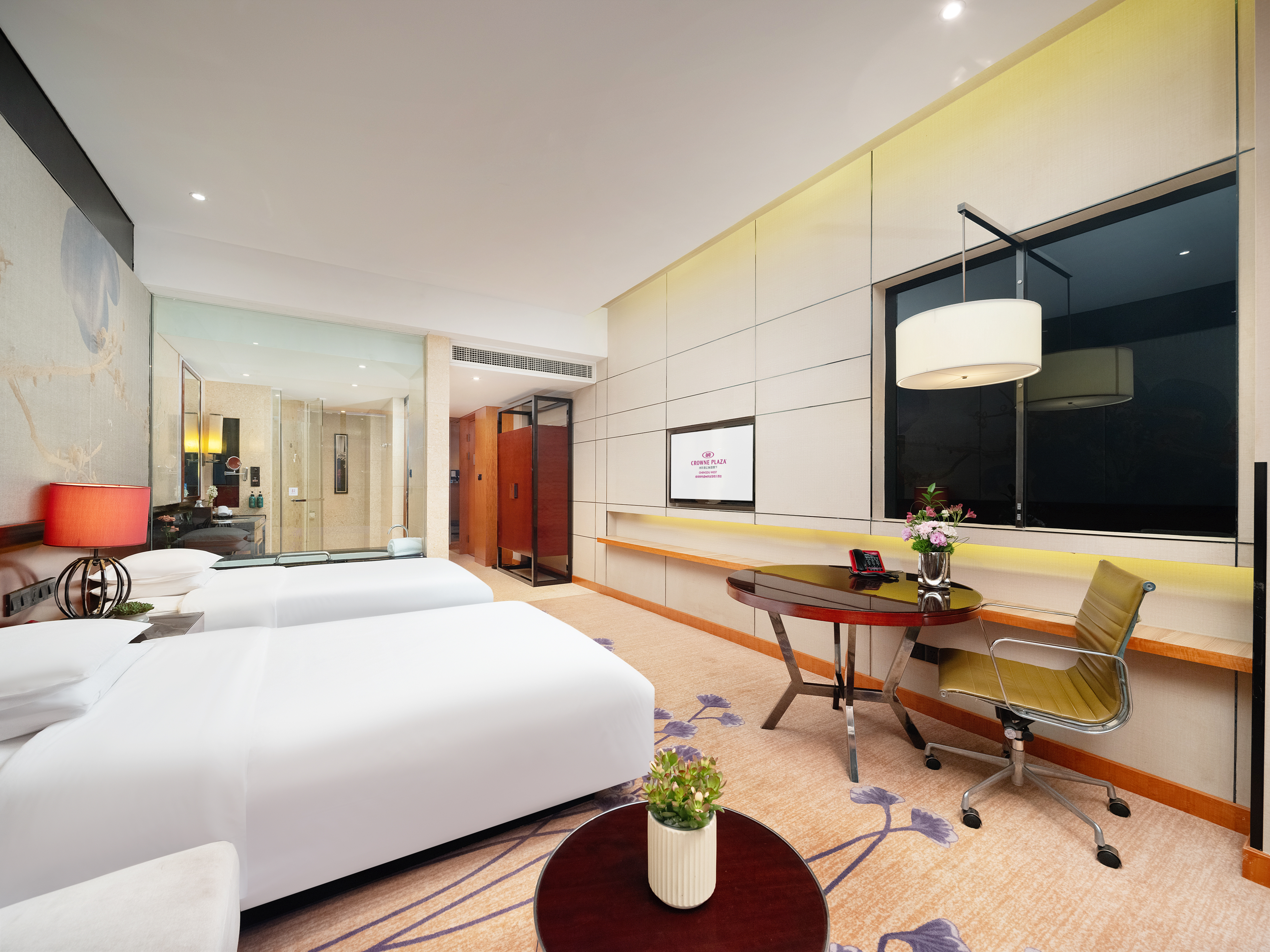 Twin Two Double Beds