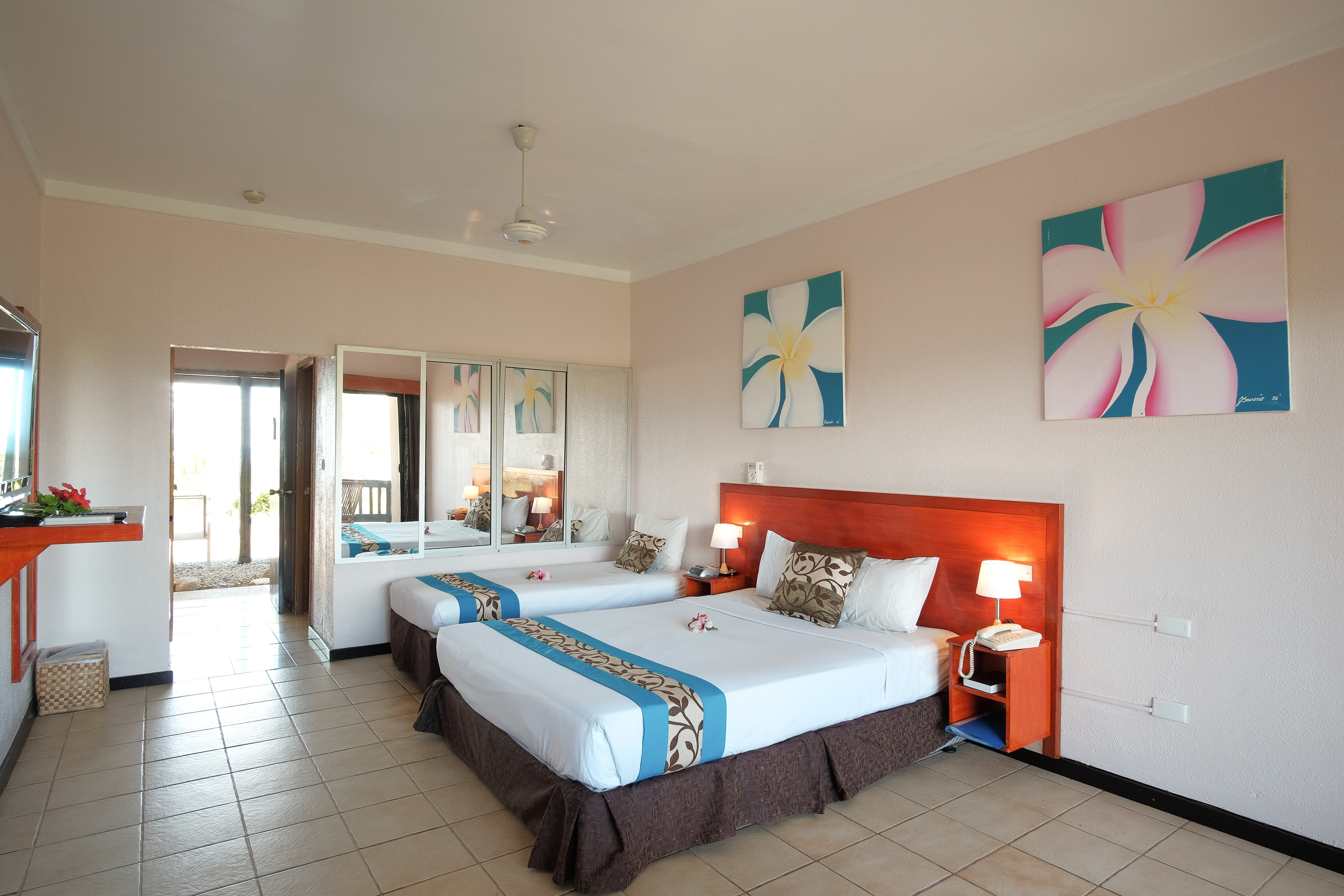 Double or Twin Mountain View