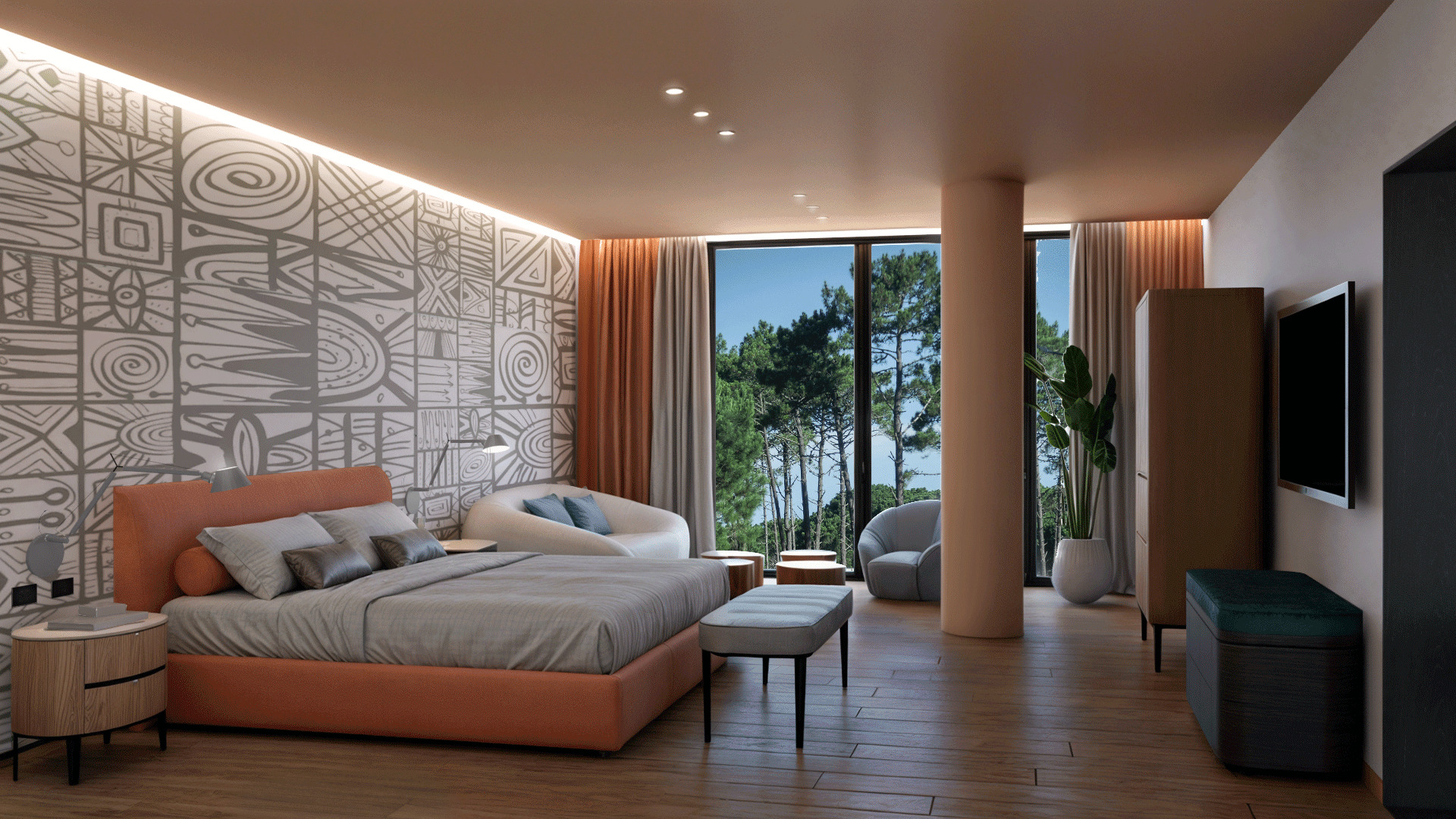 Family Room Garden View