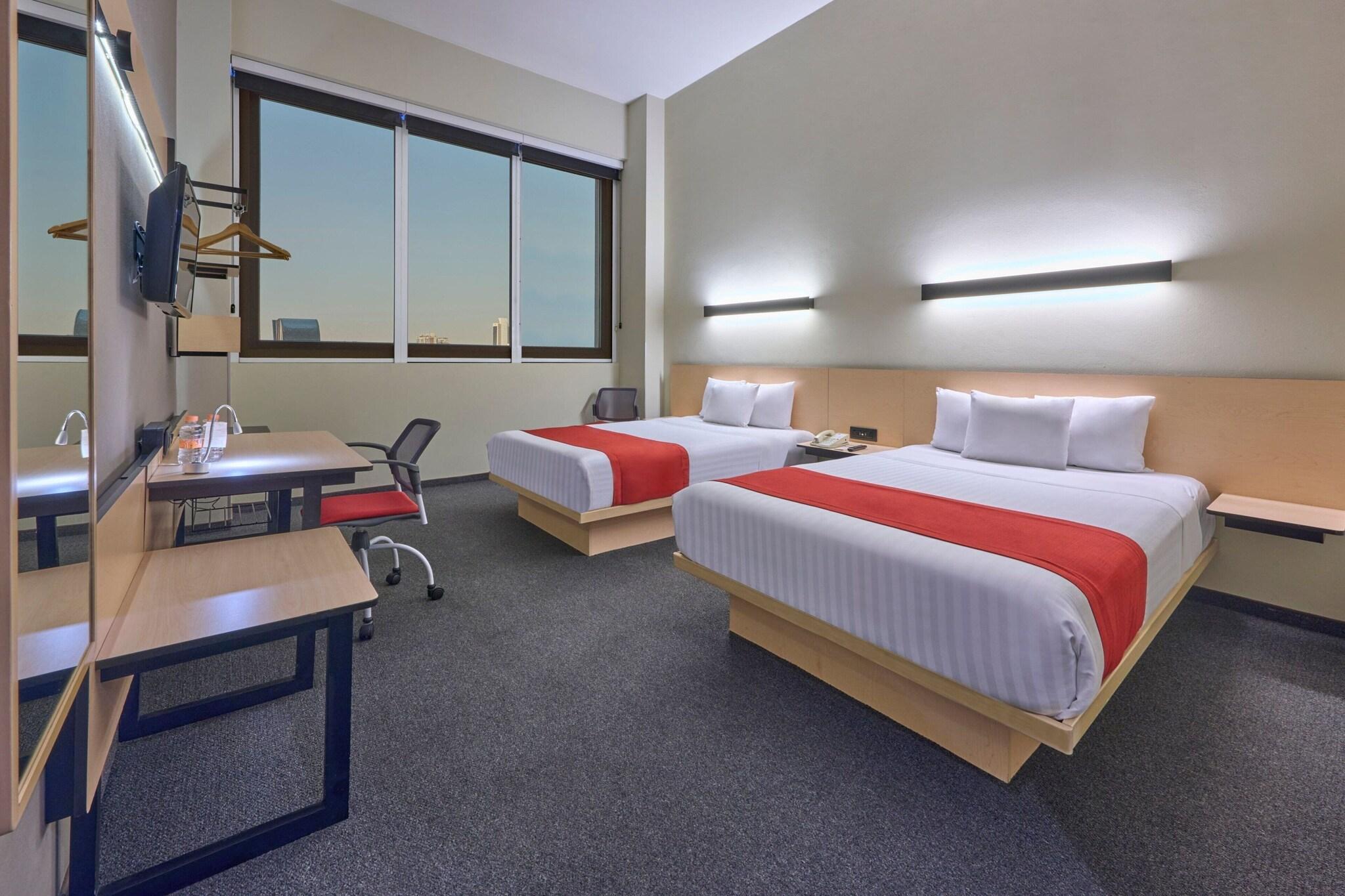 Double Two Double Beds