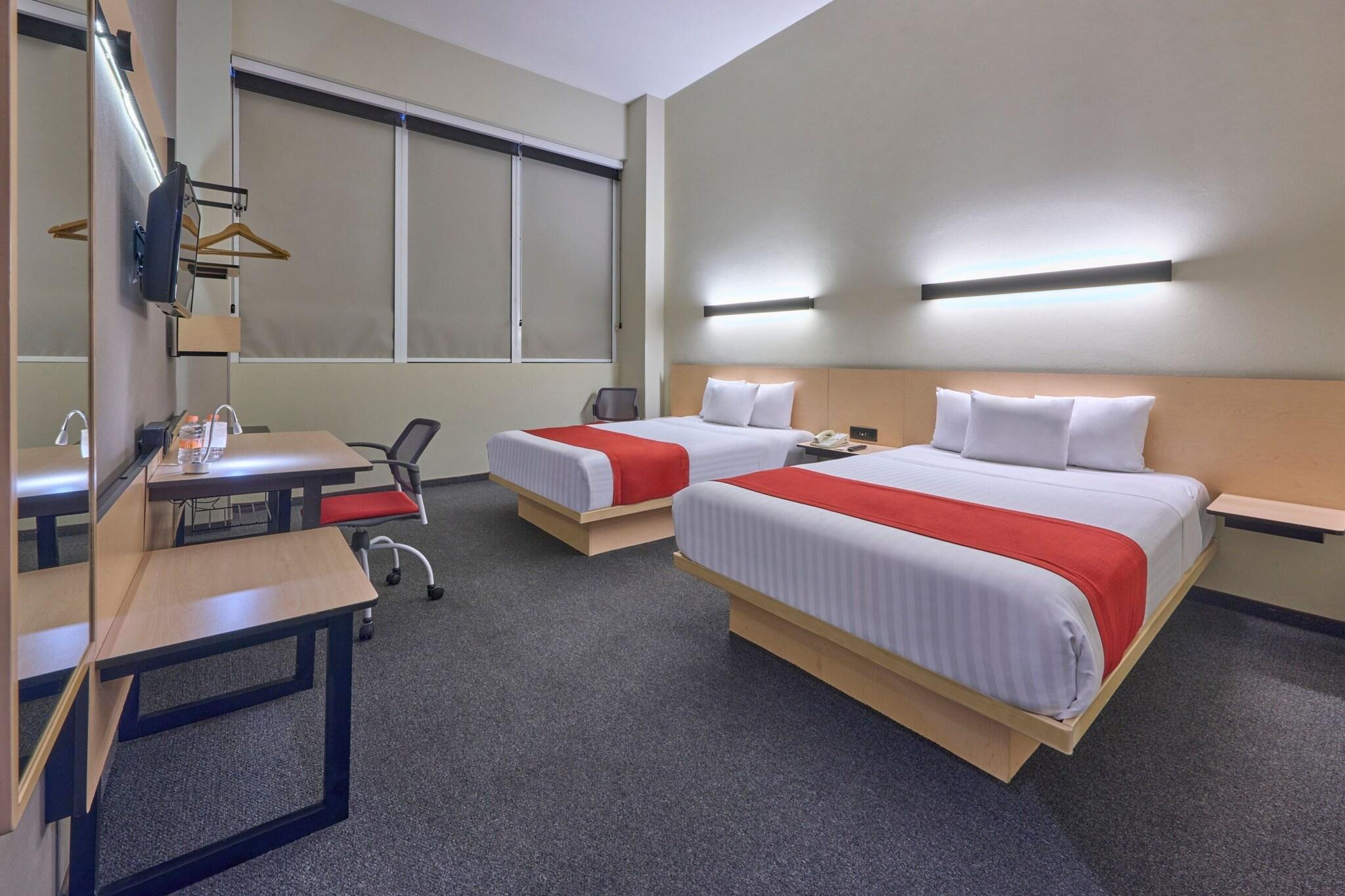 Double Two Double Beds