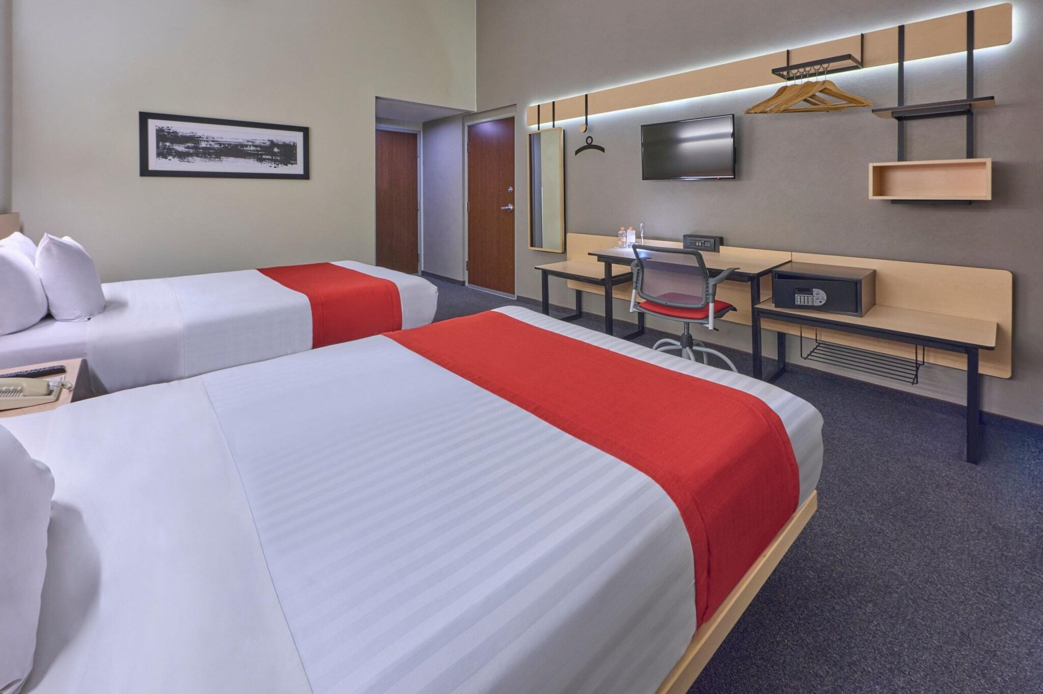 Double Two Double Beds