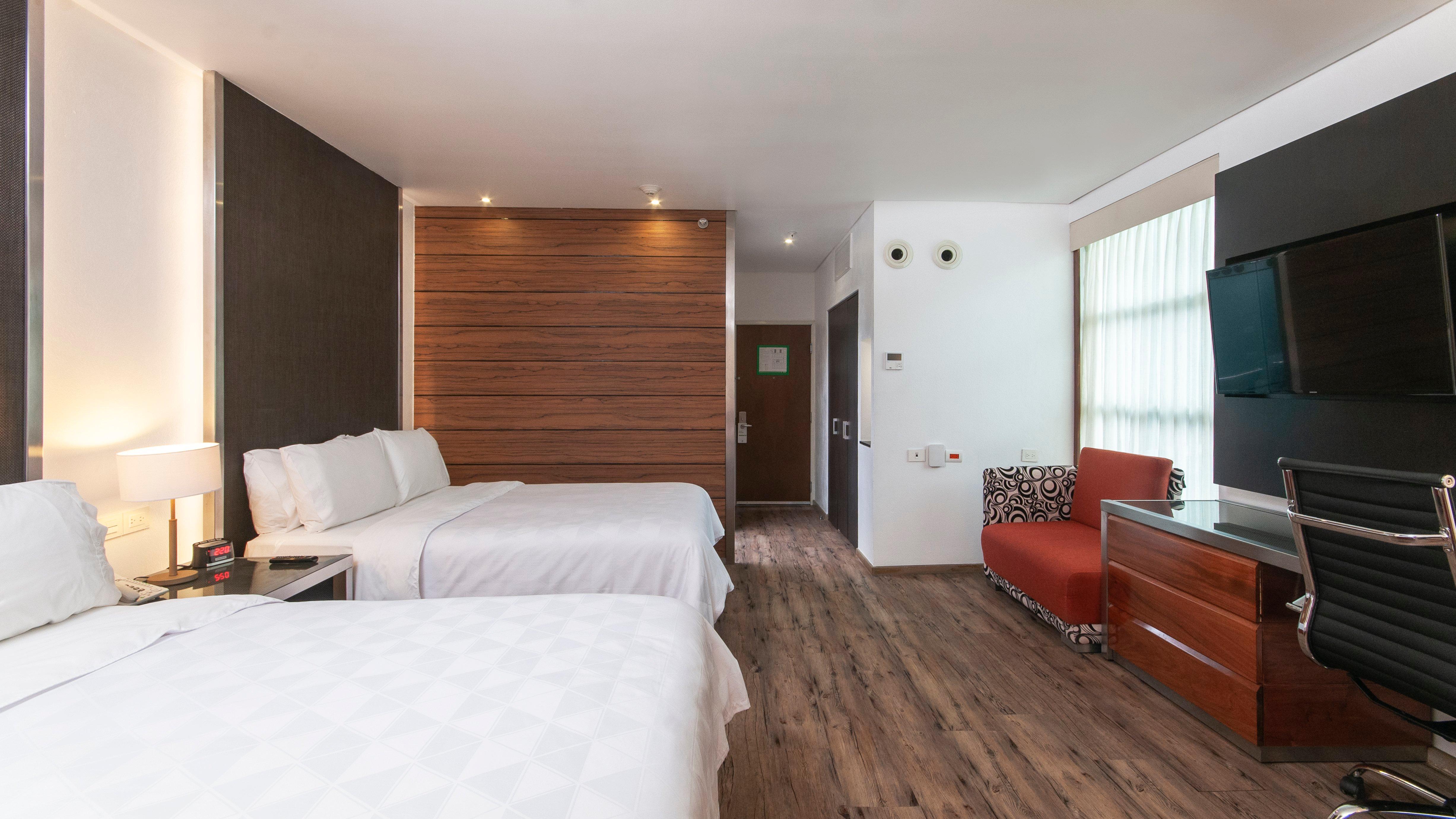 Double Two Queen Beds