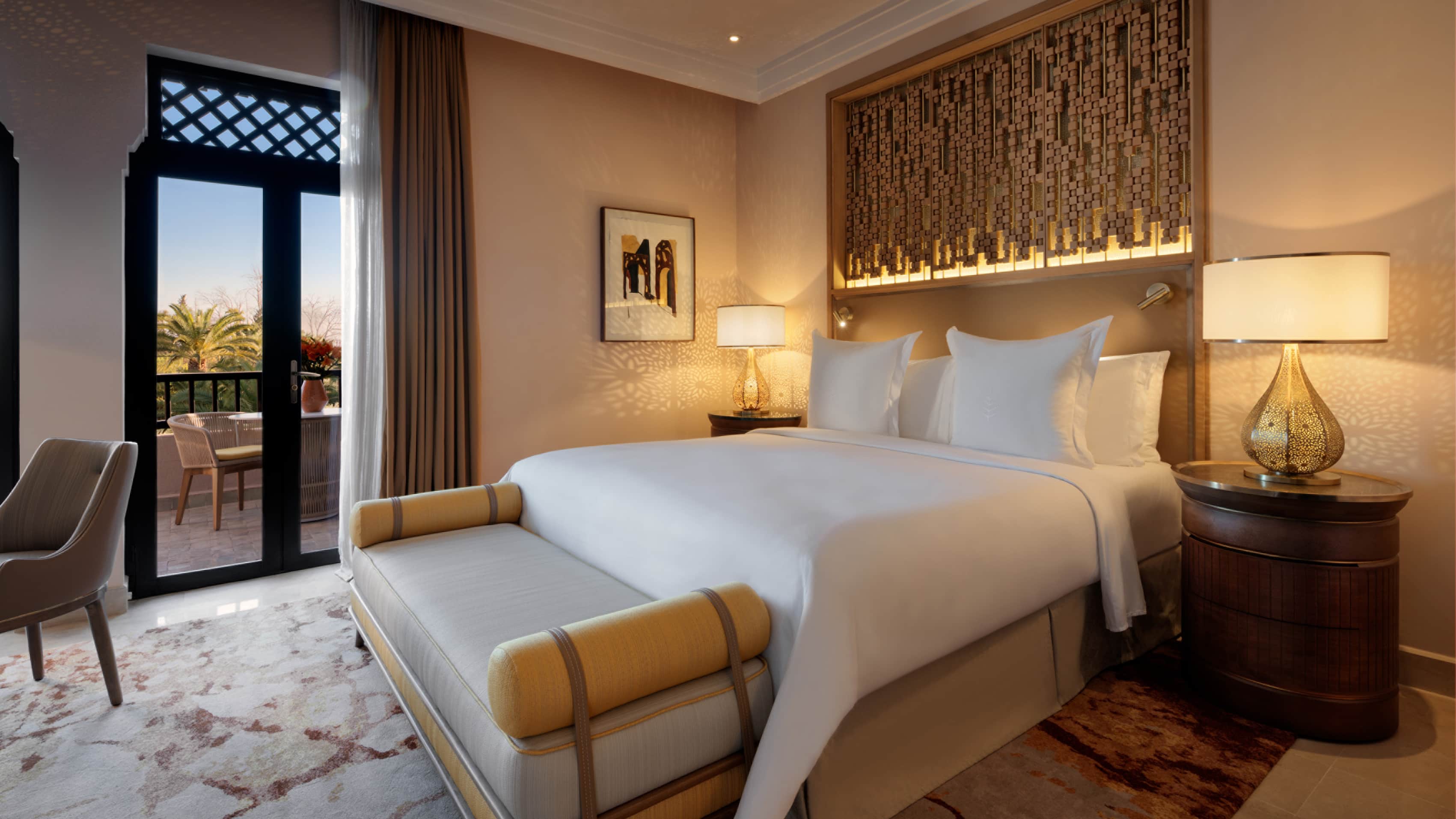 Double Garden View King Bed