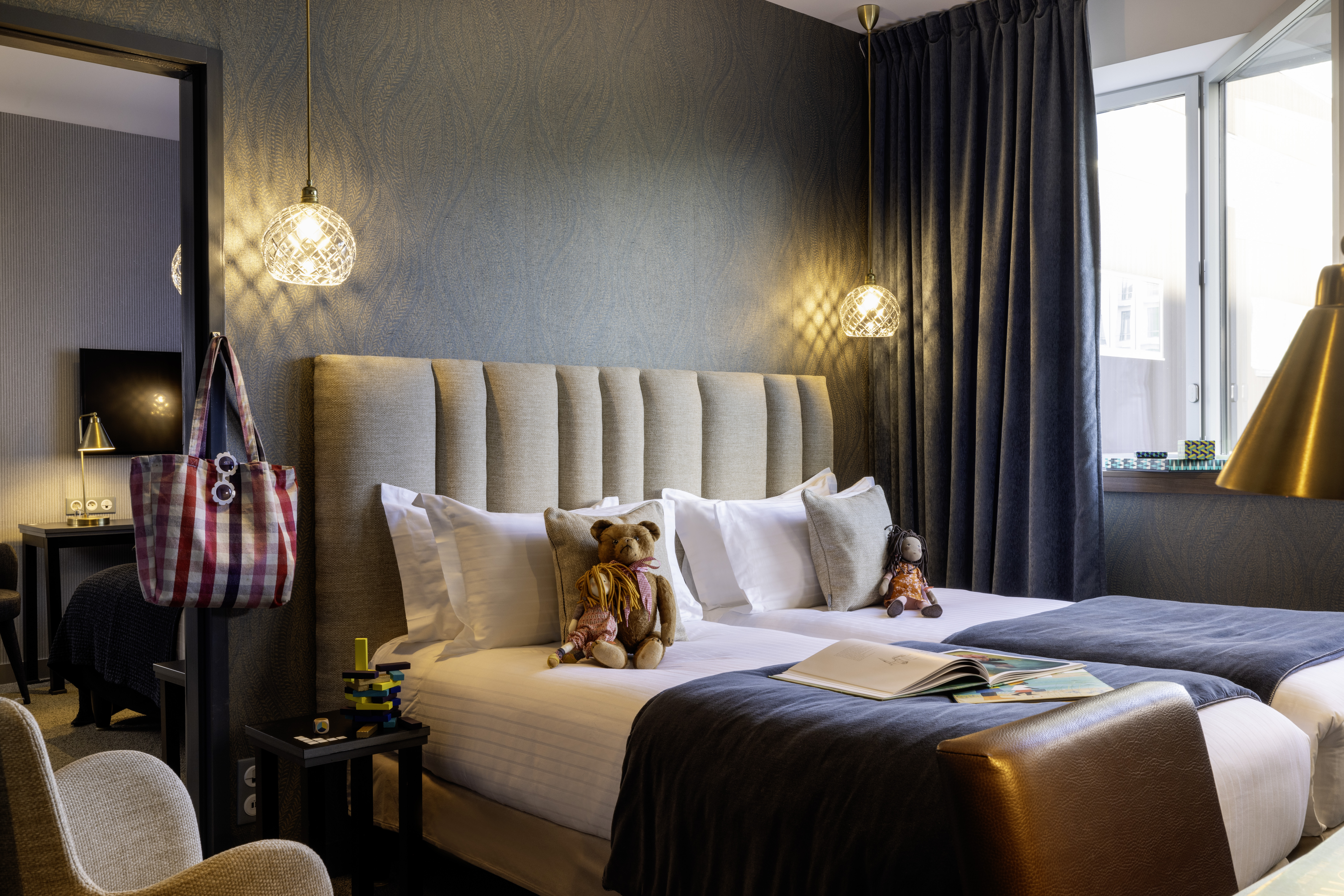 Double Two Queen Beds