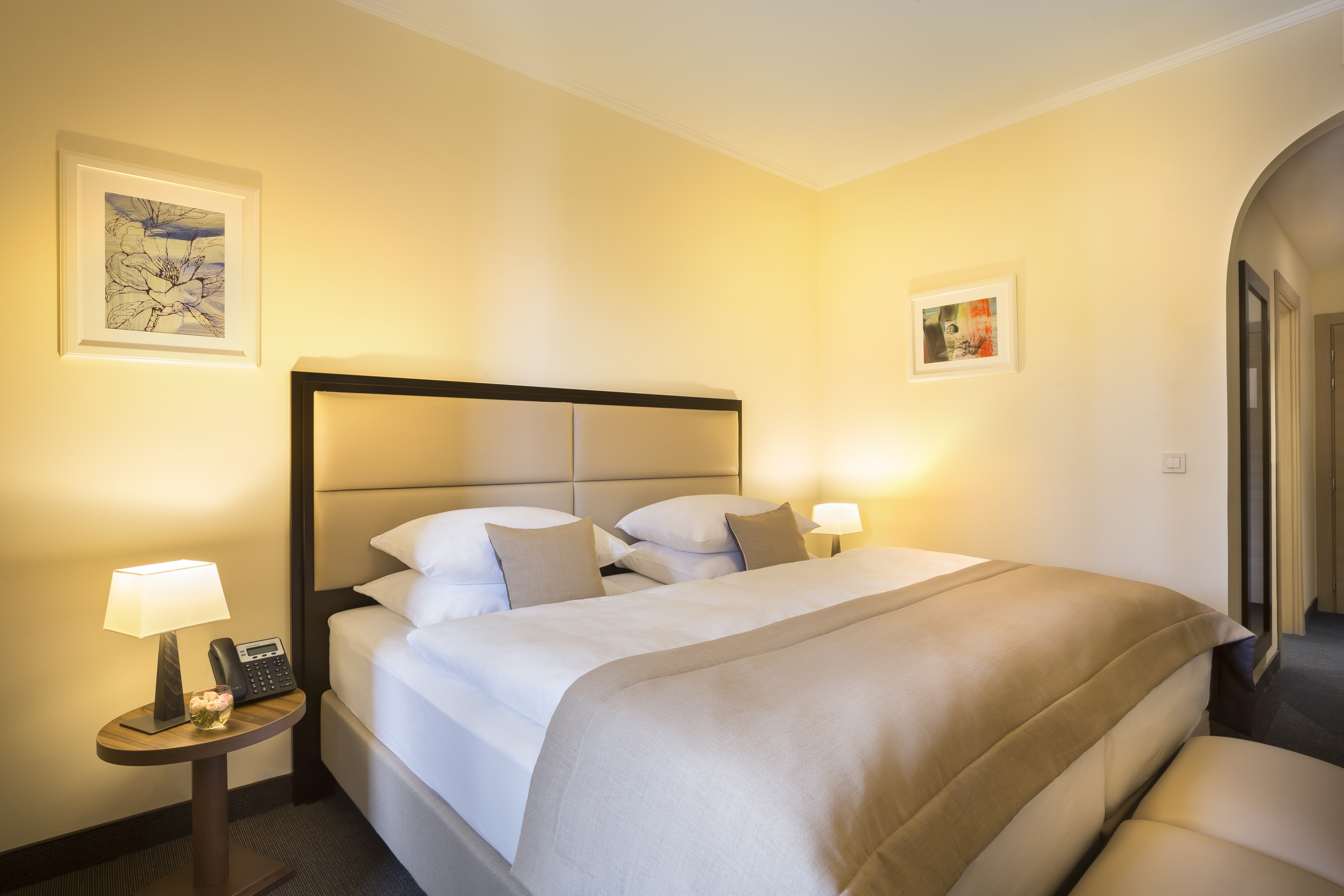 Twin Park View with Balcony