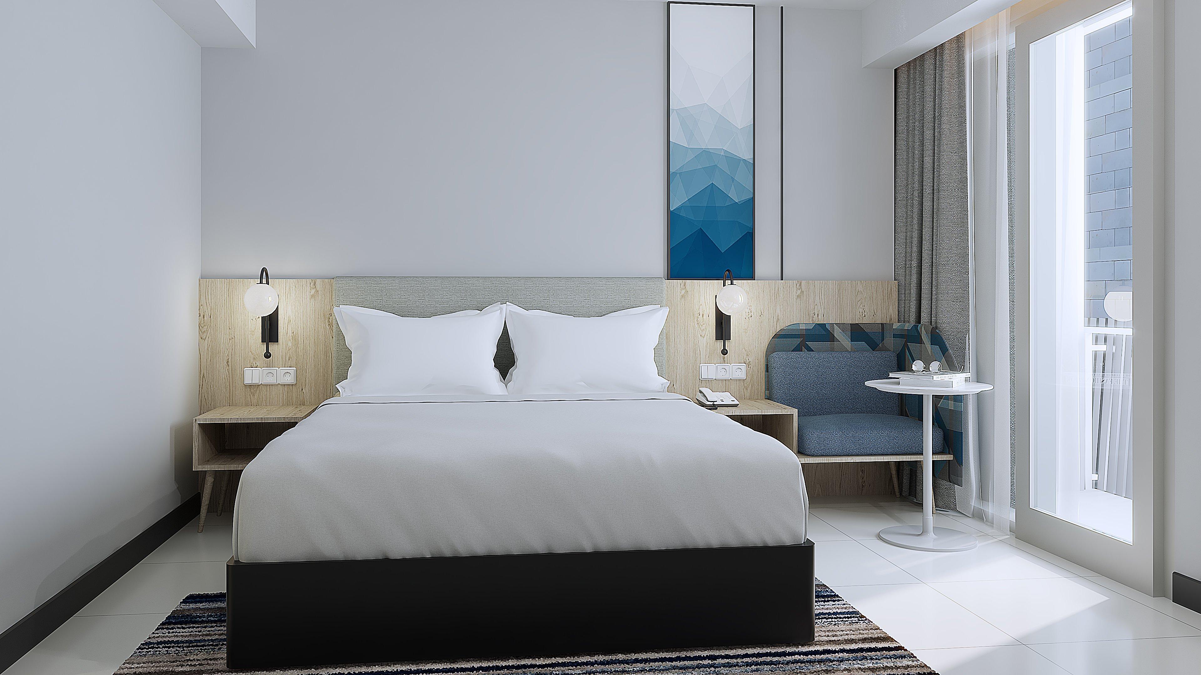 Double Queen Size Bed